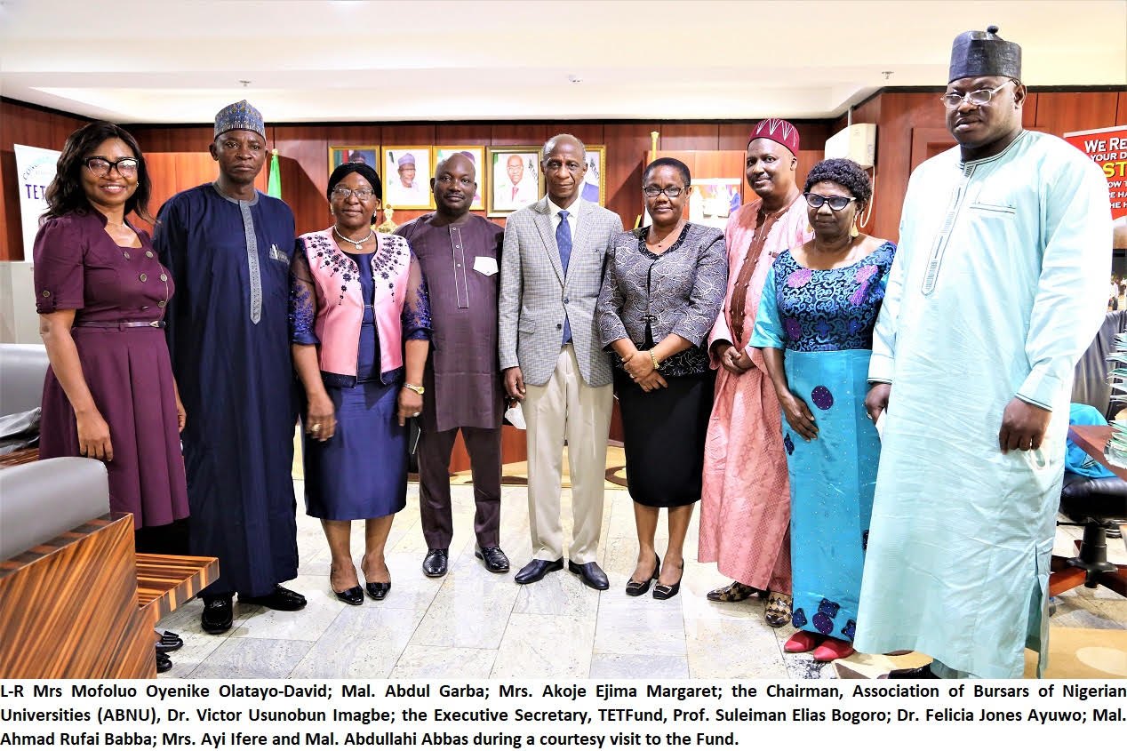 Courtesy visit by the Association of Bursars of Nigerian Universities (ABNU)